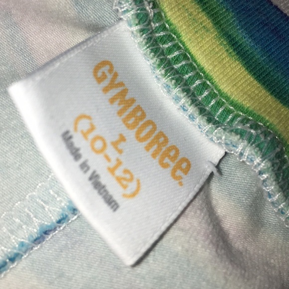 {Gymboree} comfy floral and stipe design shorts - Picture 6 of 6